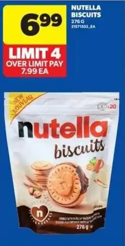 Wholesale Club Nutella biscuits offer