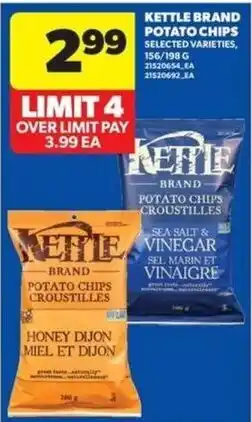 Wholesale Club Kettle brand potato chips offer