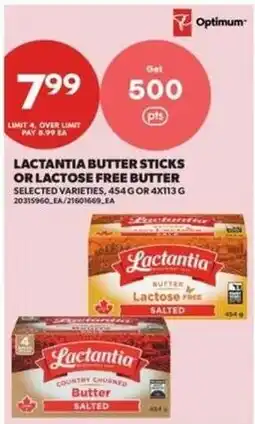 Wholesale Club Lactantia butter sticks or lactose free butter offer