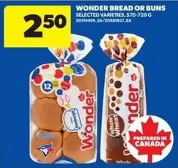 Wholesale Club Wonder bread or buns offer