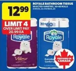 Wholesale Club Royale bathroom tissue offer