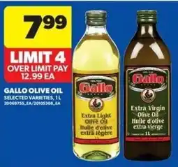 Wholesale Club Gallo olive oil offer