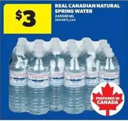 Wholesale Club Real Canadian Natural Spring Water offer
