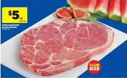 Wholesale Club Pork shoulder blade steaks offer