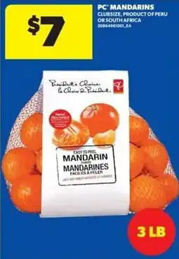 Wholesale Club PC mandarins offer