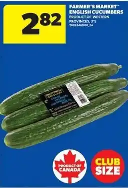 Wholesale Club Farmer's Market English Cucumbers offer