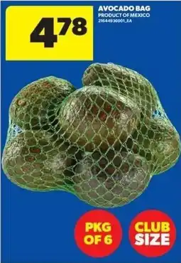 Wholesale Club Avocado Bag offer