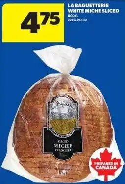 Wholesale Club La Baguetterie white miche sliced offer