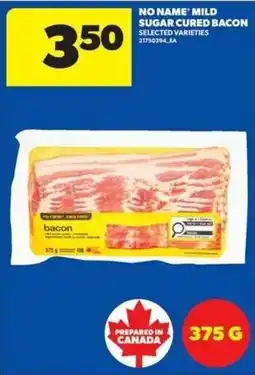 Wholesale Club No Name mild sugar cured bacon offer