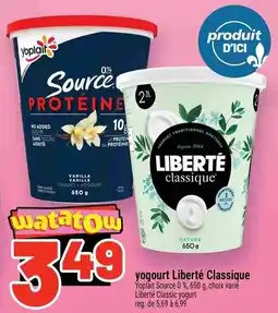 Metro Yoplait Source 0% vanilla offer