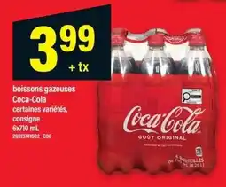 Maxi Coca-Cola boissons gazeuses certaines variétés offer