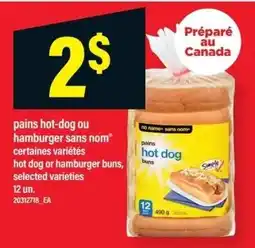 Maxi No Name hot dog buns offer