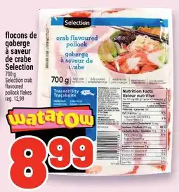 Metro Selection crab flavoured pollock flakes offer