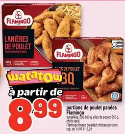 Metro Flamingo portions de poulet panées offer