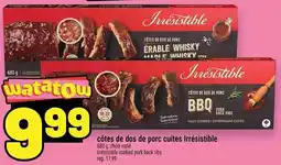 Metro Irresistible cooked pork back ribs offer