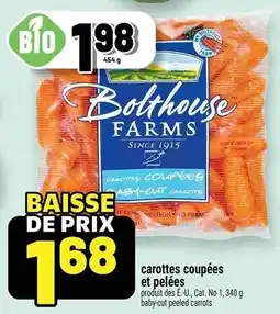 Metro Bolthouse Farms baby-cut carrots offer