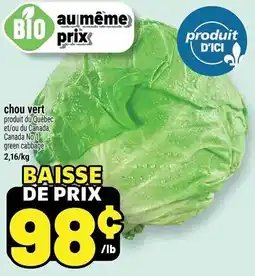 Metro green cabbage offer
