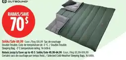 Canadian Tire Outbound Double-Trouble Sleeping Bag offer