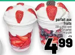 Metro parfait aux fruits offer