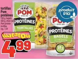 Metro Pom tortillas offer