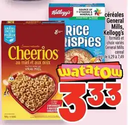 Metro Kellogg's rice crispies offer
