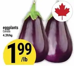 Marché Adonis eggplants offer