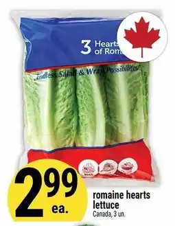 Marché Adonis romaine hearts lettuce offer