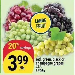 Marché Adonis grapes offer