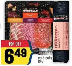 Marché Adonis Fantino & Mondello cold cuts offer