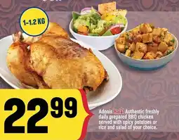 Marché Adonis Adonis Halal BBQ chicken offer