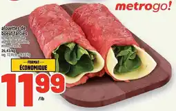 Metro Metrogo! alouettes de boeuf farcies offer
