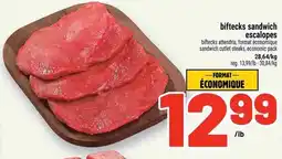 Metro biftecks sandwich escalopes offer