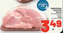 Metro épaule de porc picnic frais avec os offer