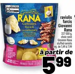 Metro Giovanni Rana raviolis farcis offer