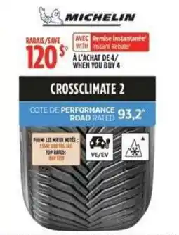 Canadian Tire Michelin crossclimate 2 offer