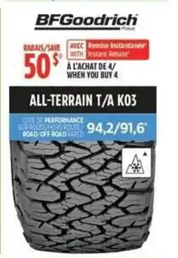 Canadian Tire Bfgoodrich all-terrain t/a ko3 offer