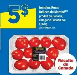 Maxi tomates Roma offer