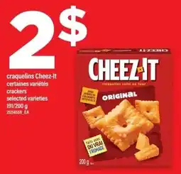 Maxi Cheez-it crackers selected varieties offer