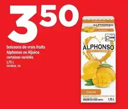 Maxi Alphonso boisson aux vrais fruits offer