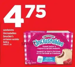 Maxi Smucker's Uncrustables offer