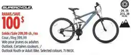 Canadian Tire Supercycle outlook youth or adult bike offer