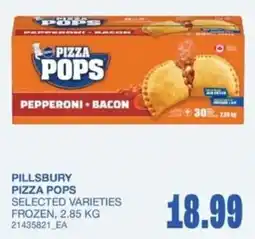 Wholesale Club Pillsbury pizza pops pepperoni bacon offer