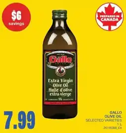 Wholesale Club Gallo olive oil offer