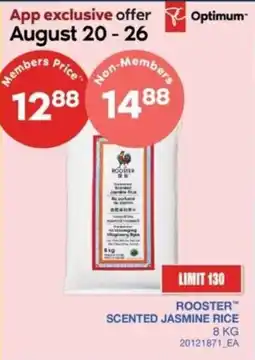 Wholesale Club Rooster scented jasmine rice offer