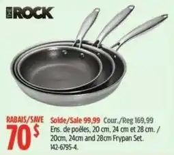 Canadian Tire The Rock Frypan Set offer