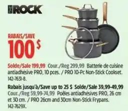 Canadian Tire The Rock PRO 10-Pc Non-Stick Cookset offer