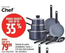 Canadian Tire Master Chef 11-Pc Non-Stick Cookware Set offer