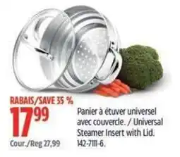 Canadian Tire Universal Steamer Insert with Lid offer