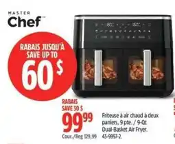 Canadian Tire Masterchef dual-basket air fryer offer