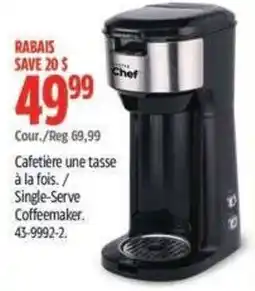 Canadian Tire Chef single serve coffeemaker offer